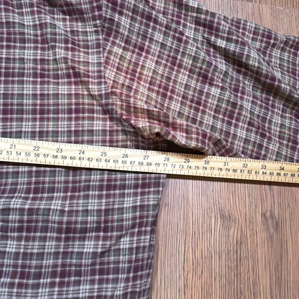 Polo Ralph Lauren Blake Button Down Shirt XL Plaid Red/green 100% Cotton Pony